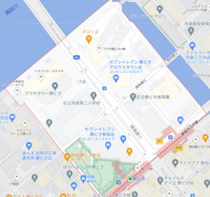 東京都中央区勝どき1