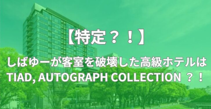 しばゆー　名古屋　高級ホテル　どこ　TIAD, AUTOGRAPH COLLECTION